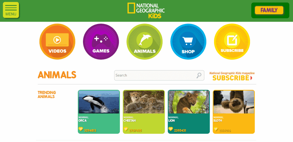 websites about animals