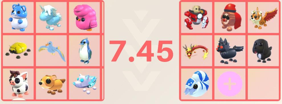 adopt me exotic pets list